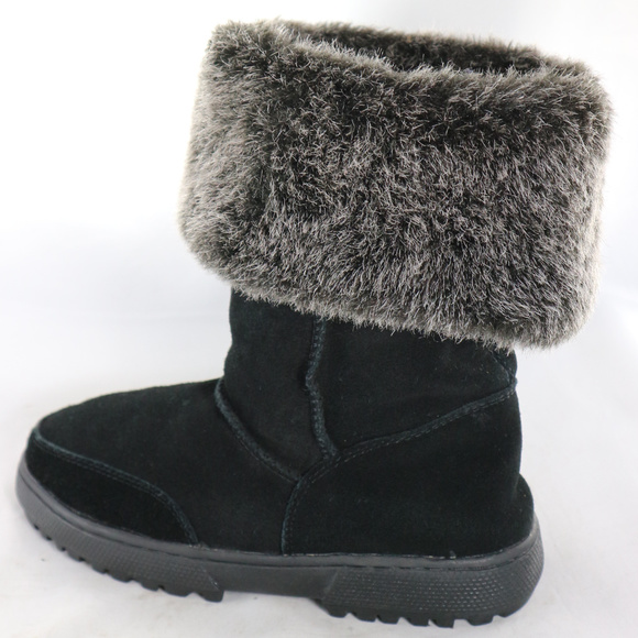 RAMPAGE Ashlee Faux Fur Slip On Boots - Picture 3 of 8